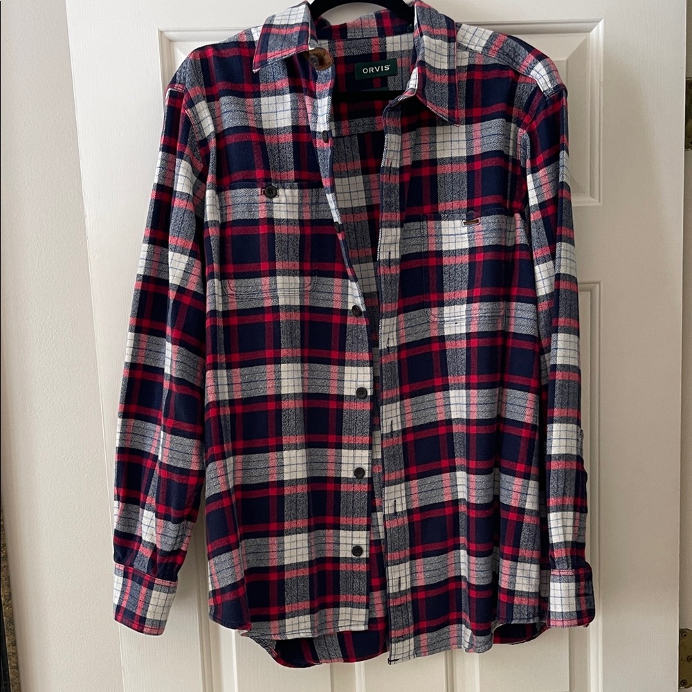 Flannel shirt by Orvis size XL classic fit